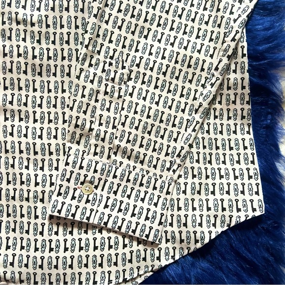 New! PAUL SMITH Key & Lock Organic Cotton Tailored Shirt - Picture 9 of 12